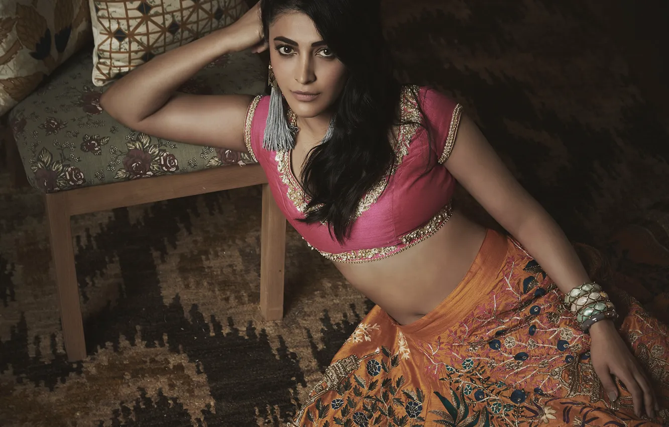 Photo wallpaper girl, hot, sexy, eyes, smile, beautiful, figure, model