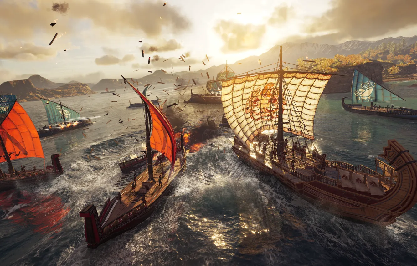 Photo wallpaper Assassin's Creed, assassins creed, Odyssey, Odyssey, Gamescom 2018