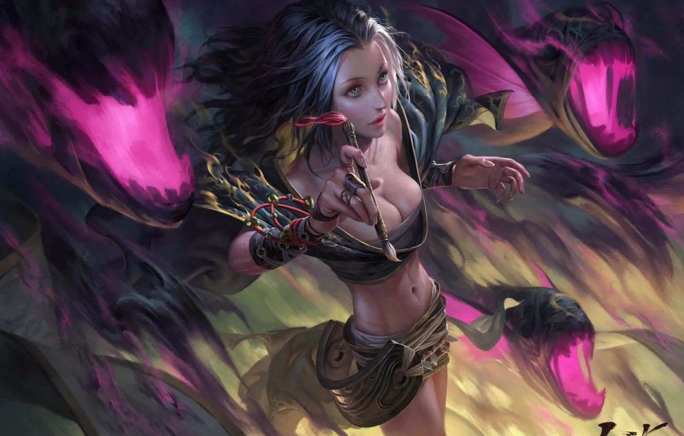 Photo wallpaper girl, fantasy, Chin likhui