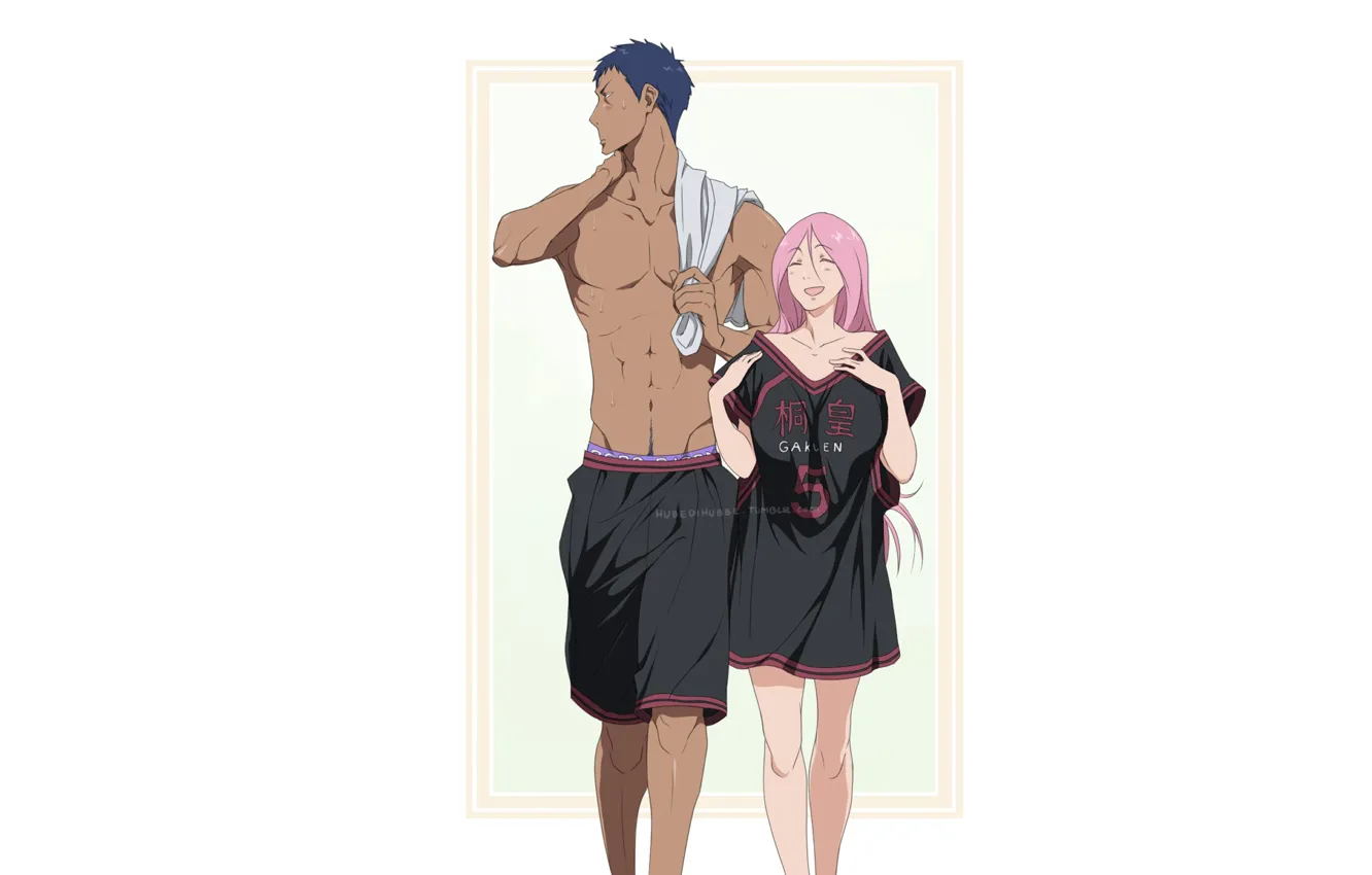 Photo wallpaper Kuroko's basketball, Amine Dykes, Satsuki Momoi, Kuroko no baske