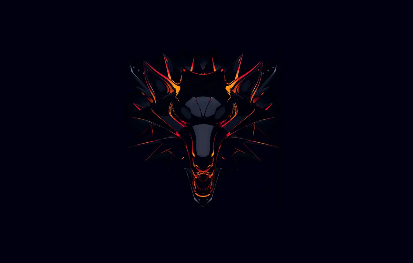 Photo wallpaper The Witcher, Witcher, Magma wolf