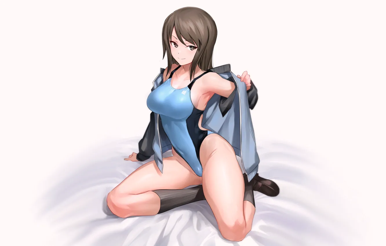 Photo wallpaper kawaii, girl, hot, sexy, anime, pretty, swimsuit, shoes