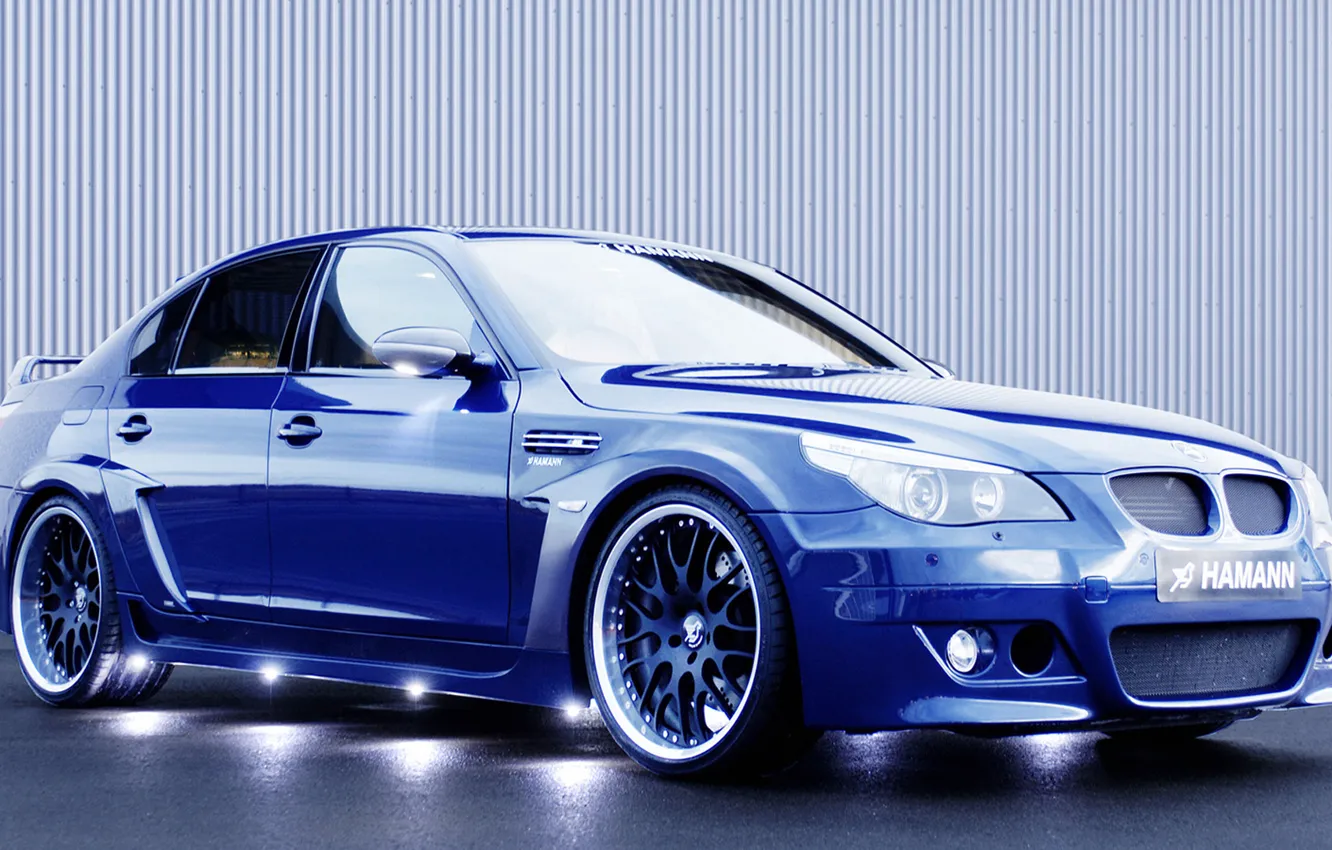 Photo wallpaper blue, BMW, Hamann, drives
