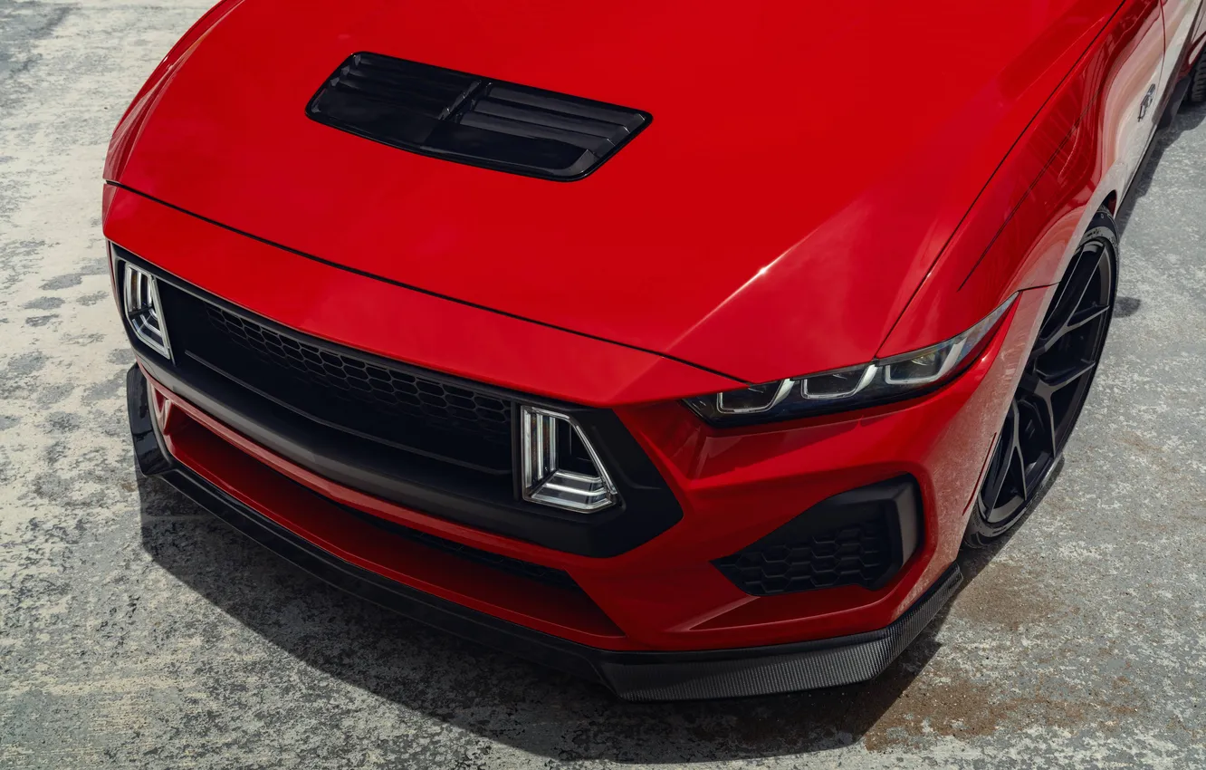 Photo wallpaper car, Mustang, wallpaper