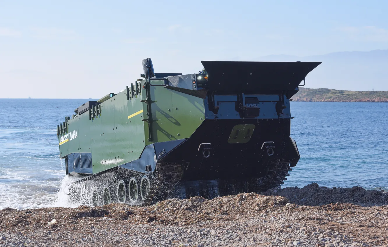 Photo wallpaper military, amphibious vehicle, FNSS ZAHA