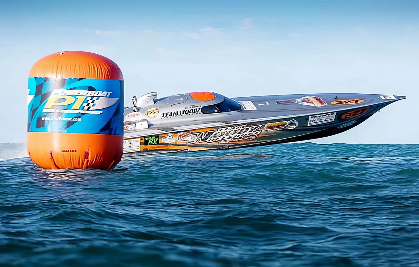 Photo wallpaper race, boat, speed