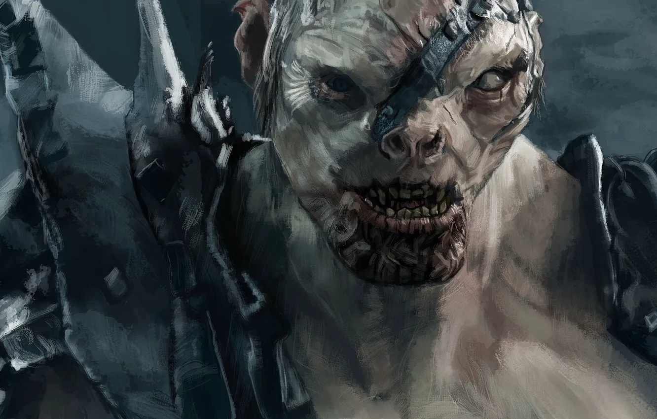 Photo wallpaper art, Orc, The hobbit, Bolg