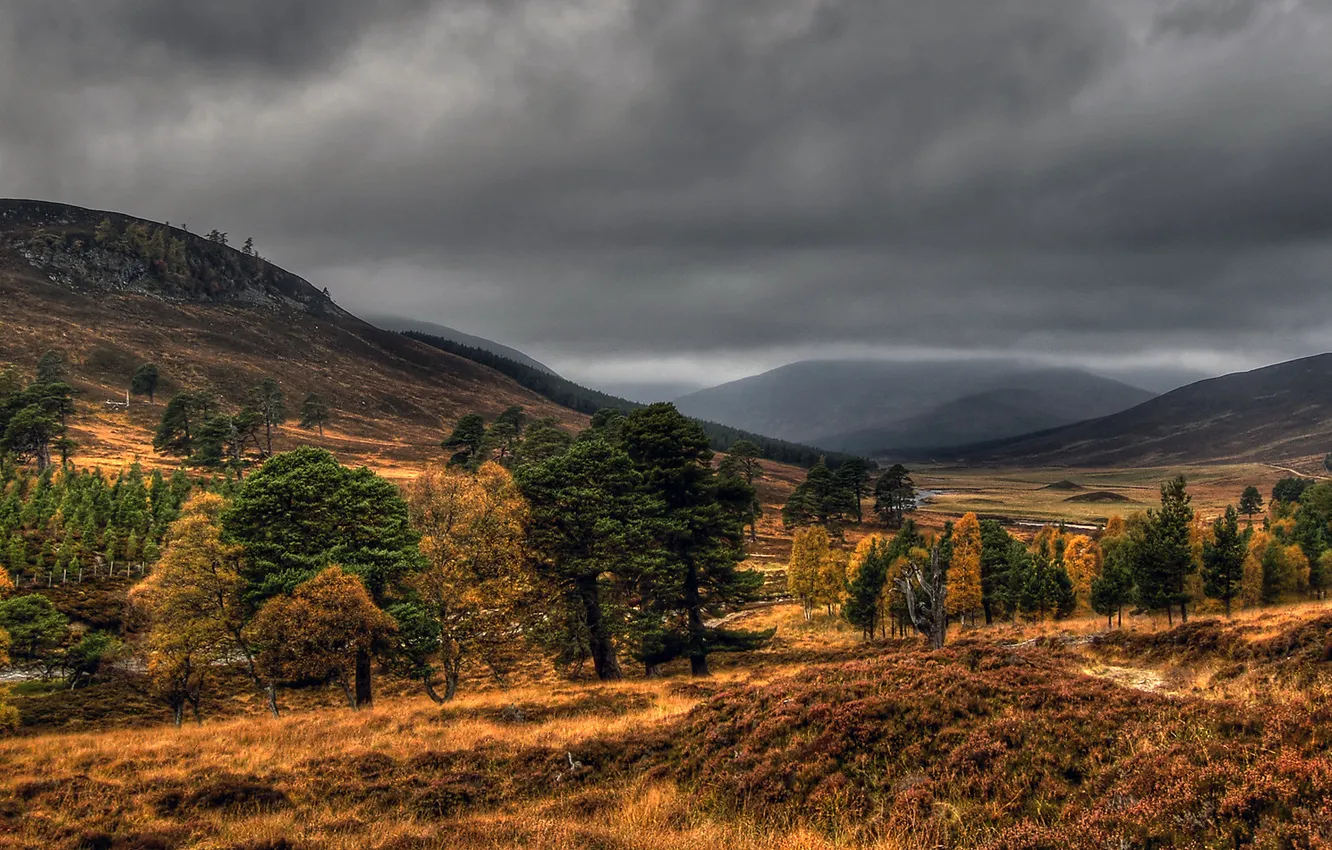 Photo wallpaper nature, autumn, national, geographic