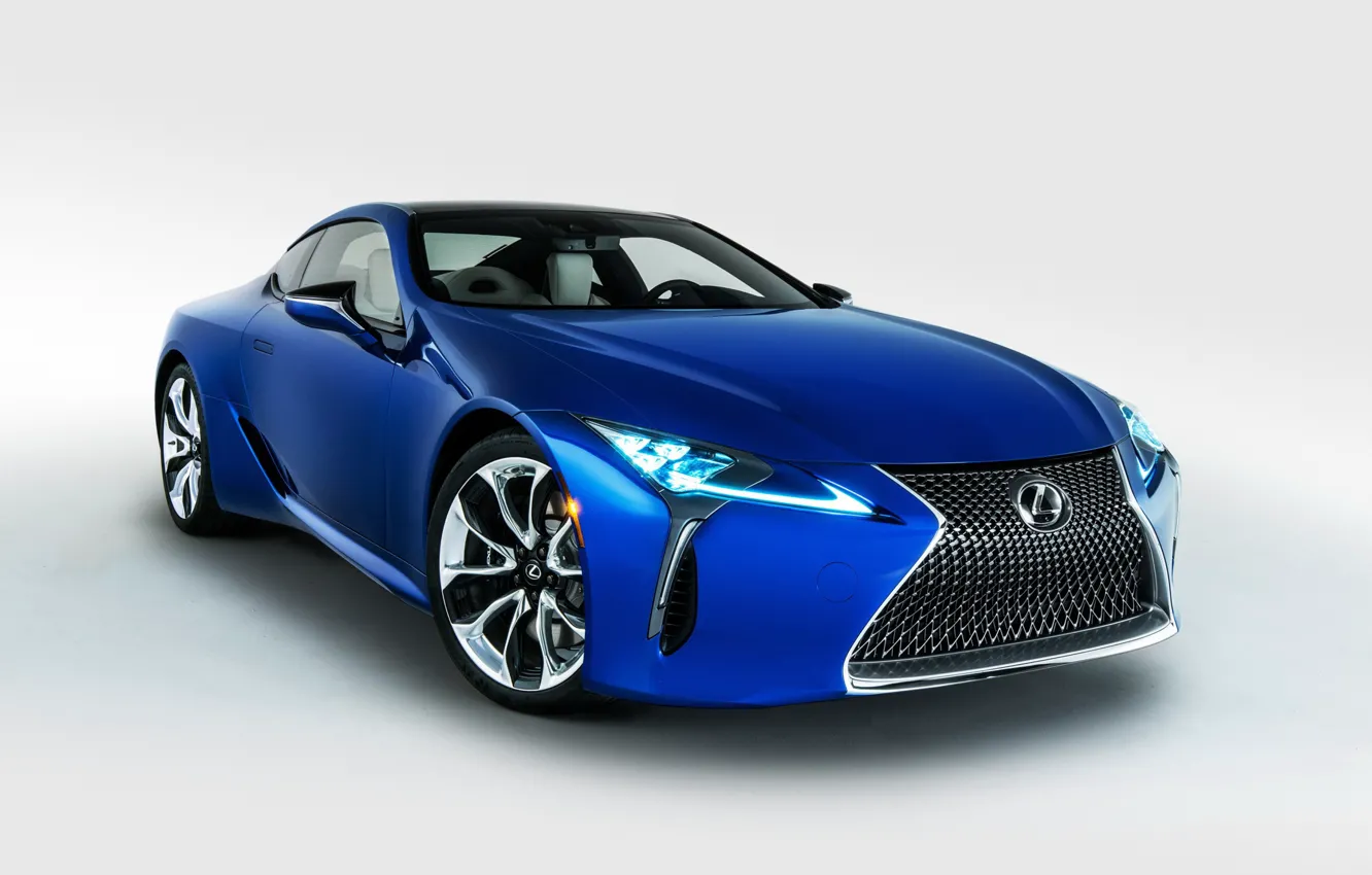 Photo wallpaper machine, Lexus, white background, blue color