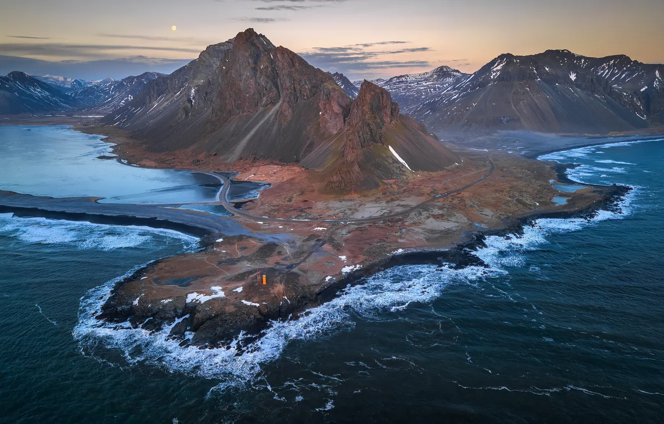 Photo wallpaper east, Iceland, Starmoor