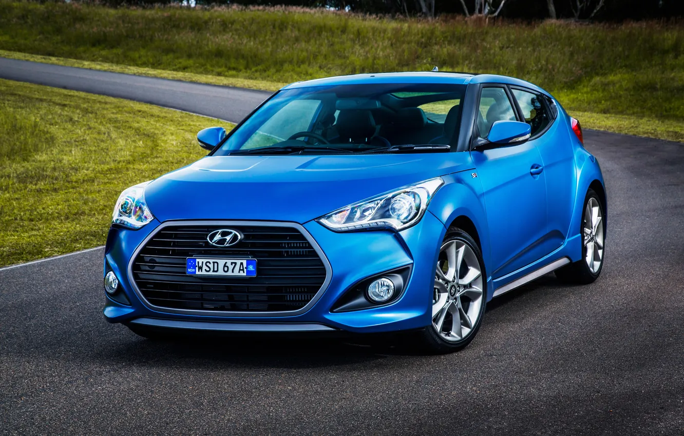 Photo wallpaper Hyundai, Turbo, AU-spec, Veloster, Veloster HD, 2015, Hyundai, Hyundai