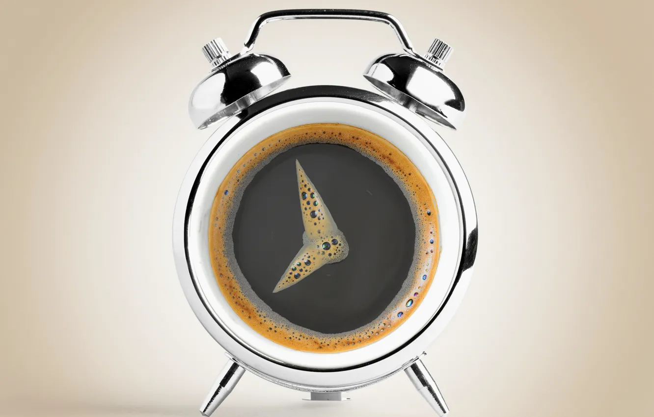 Photo wallpaper background, interesting, alarm clock skin