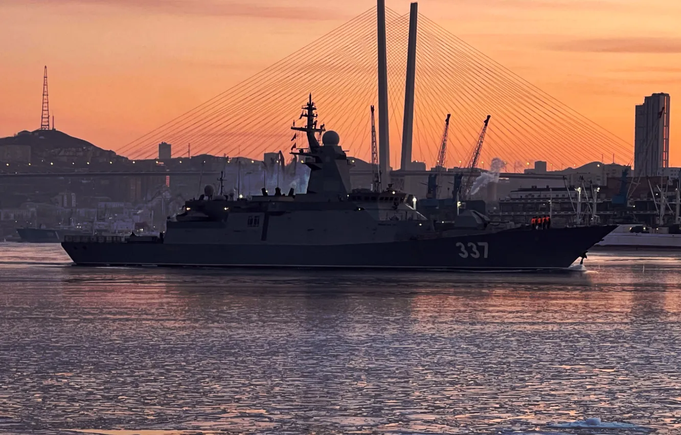 Photo wallpaper the evening, Corvette, Thundering