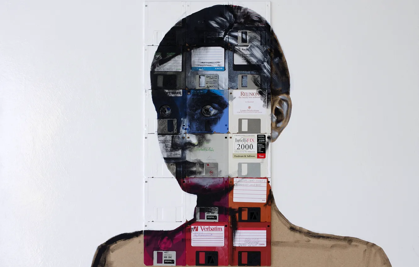 Photo wallpaper Nick Gentry, blue eyes, PERIPHERAL