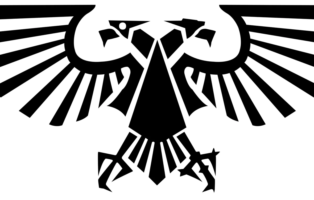 Photo wallpaper Warhammer 40000, two-headed eagle, imperial eagle