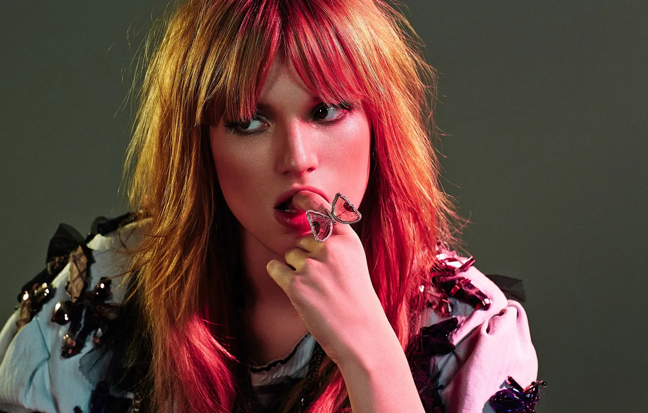 Photo wallpaper background, model, makeup, actress, hairstyle, 2013, Flaunt, Bella Thorne