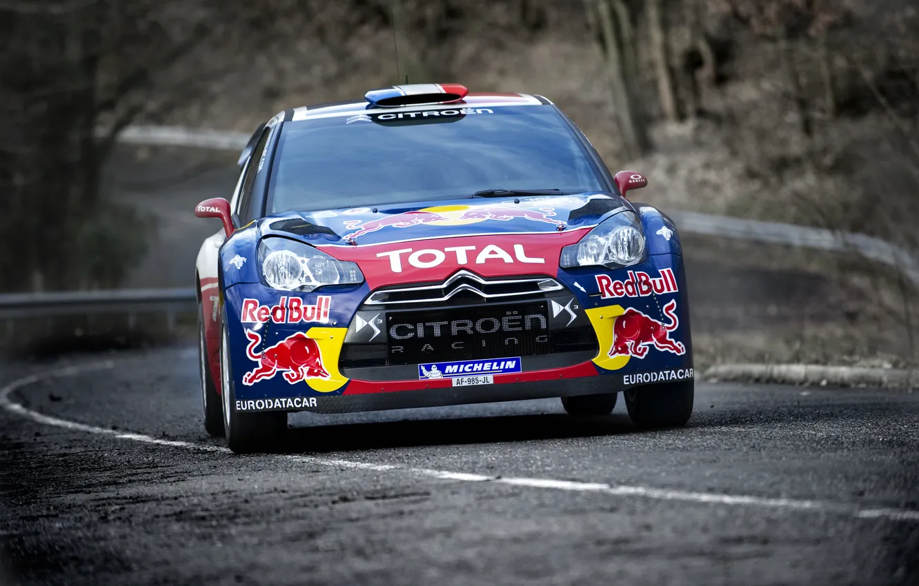 Photo wallpaper Citroen, Red Bull, DS3, Loeb, WRC, Rally, Rally, Loeb