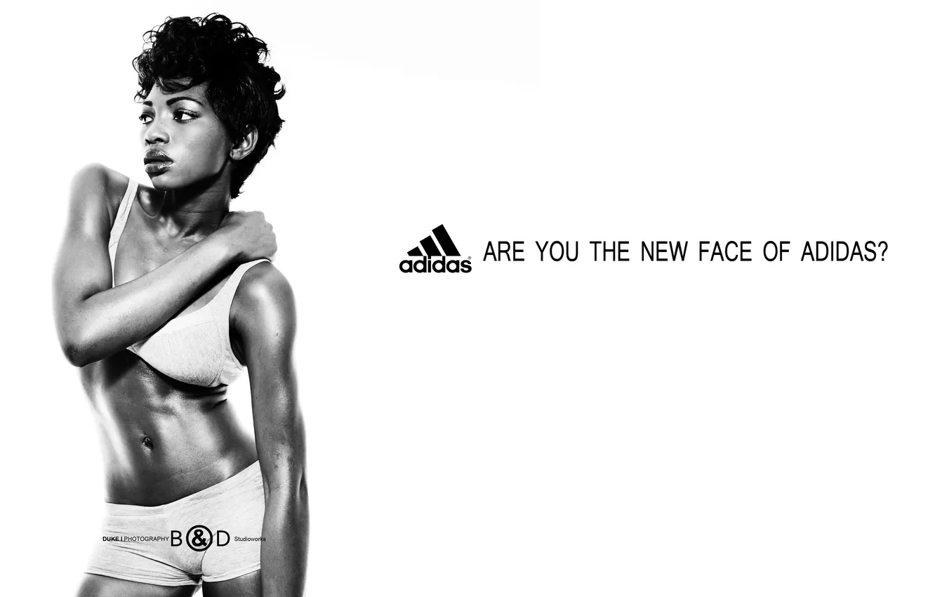Photo wallpaper sport, advertising, Adidas