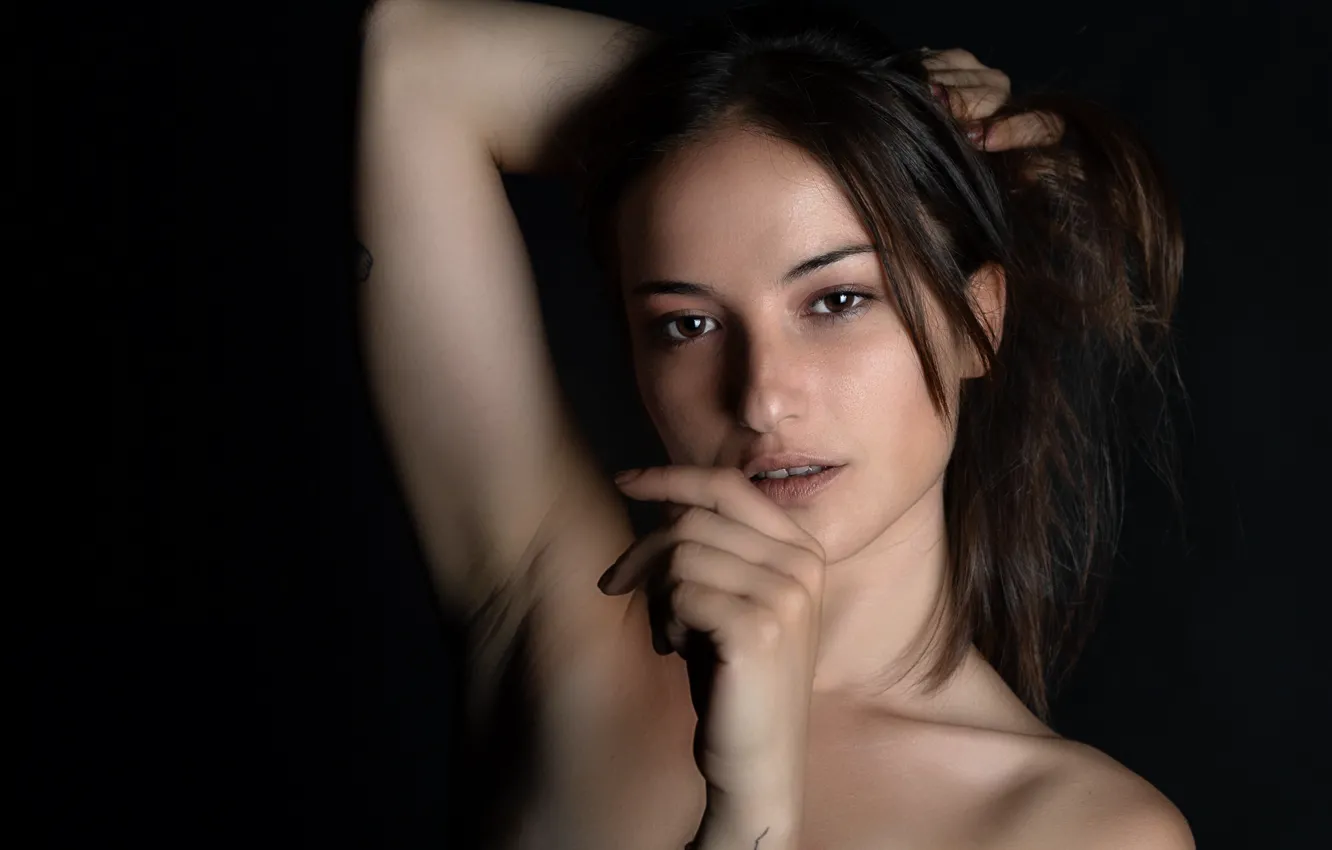 Photo wallpaper look, girl, model