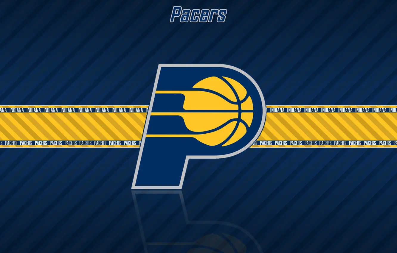 Photo wallpaper logo, basketball, NBA, Indiana Pacers, Pacers, Indiana