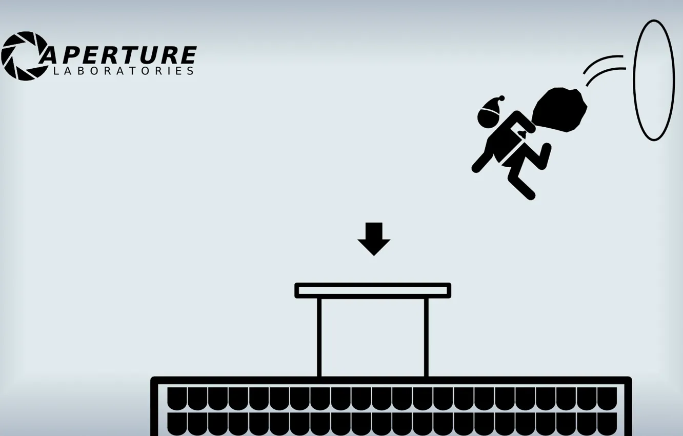 Photo wallpaper portal, Christmas, Aperture