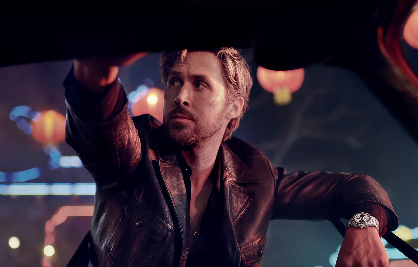 Photo wallpaper auto, look, watch, male, Ryan Gosling