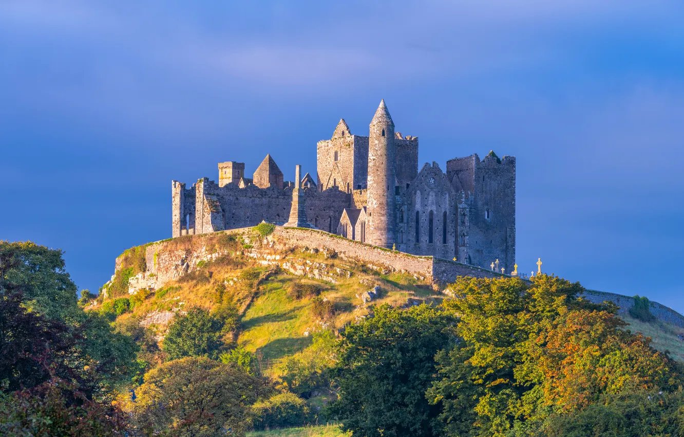 Photo wallpaper castle, Ireland, Rock of Cashel
