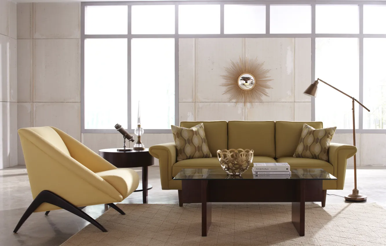 Photo wallpaper design, style, room, Villa, home, interior, living room