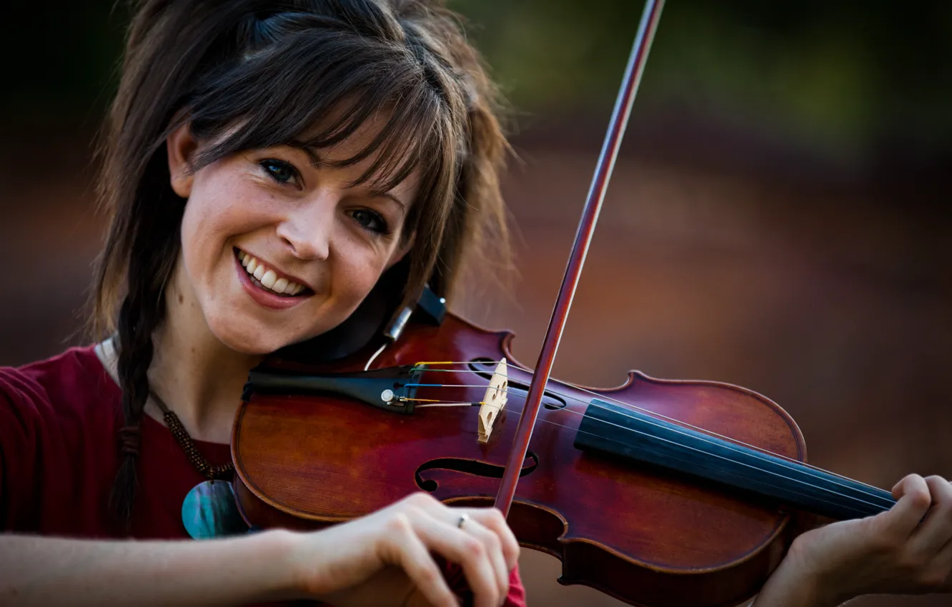 Photo wallpaper violin, beauty, violin, Lindsey Stirling, Lindsey Stirling