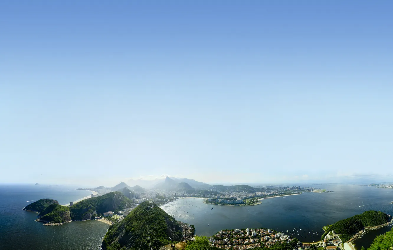 Photo wallpaper Islands, the ocean, Rio