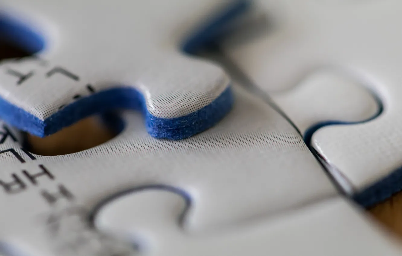 Photo wallpaper macro, background, puzzle