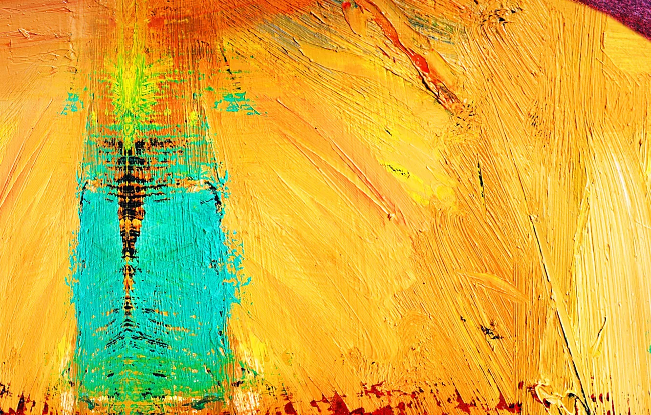 Photo wallpaper paint, color, oil, brush