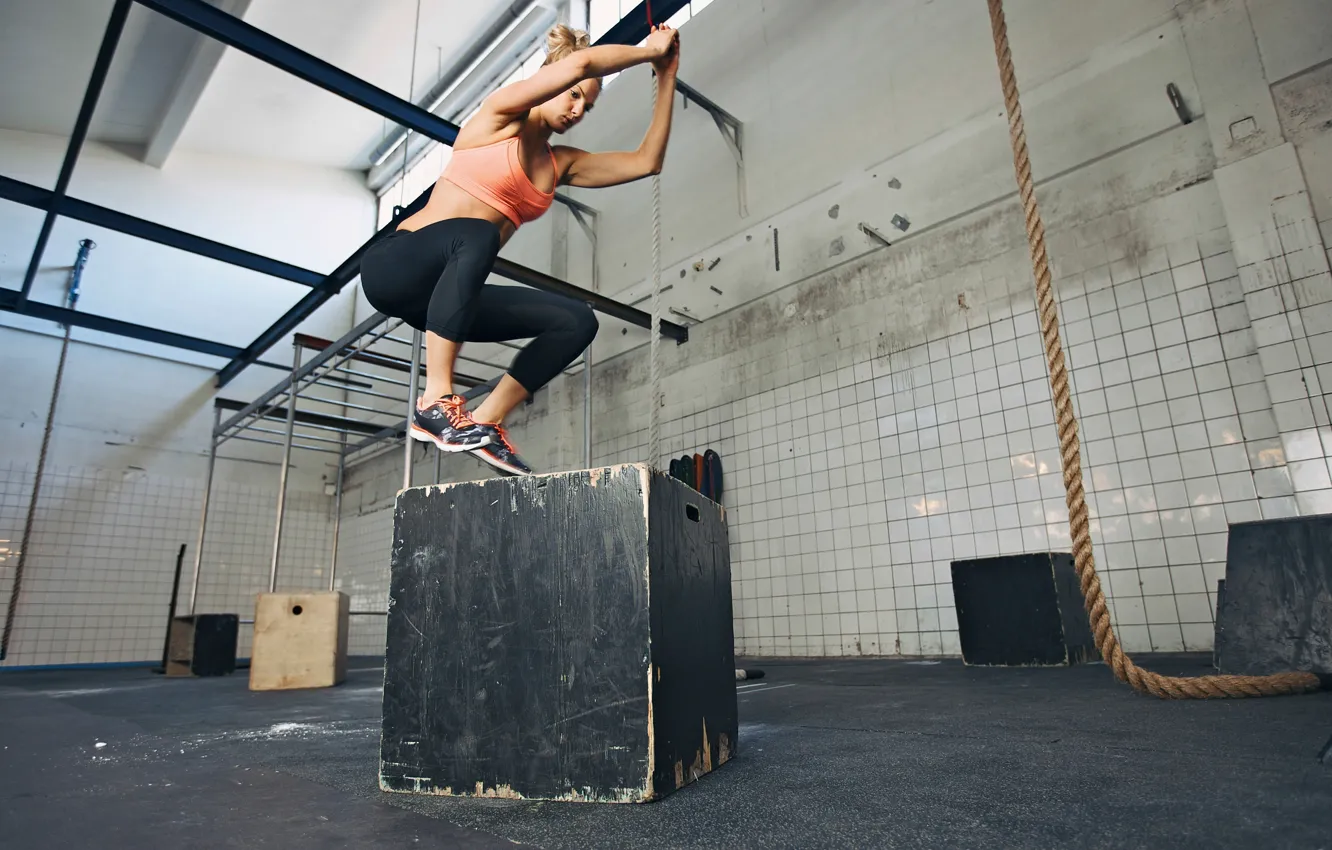 Photo wallpaper fitness, hop, crossfit, sportswear