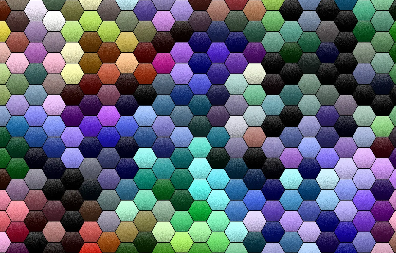 Photo wallpaper mosaic, abstraction, background, Wallpaper, color, texture, cell, the volume