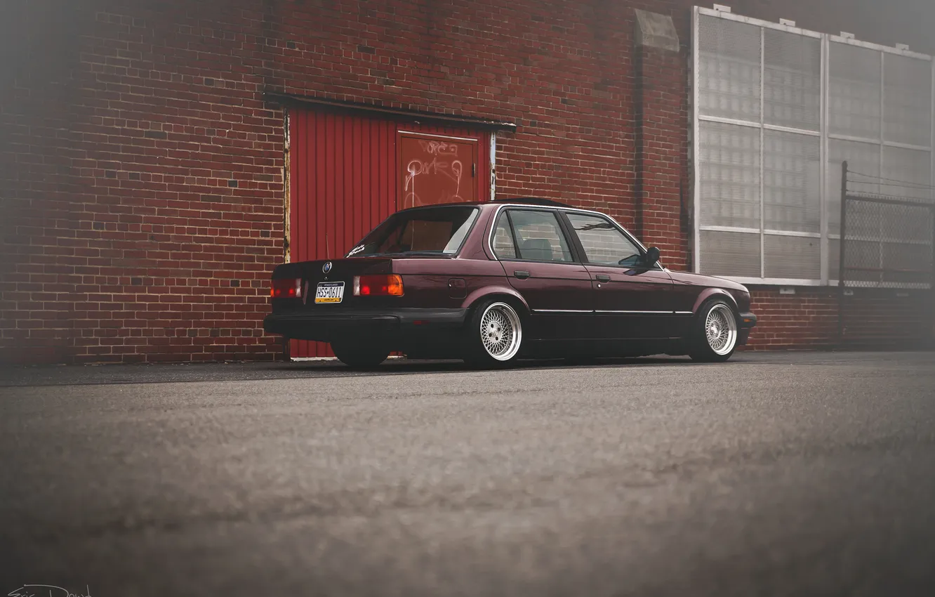Photo wallpaper building, BMW, BMW, tuning, E30, The 3 series