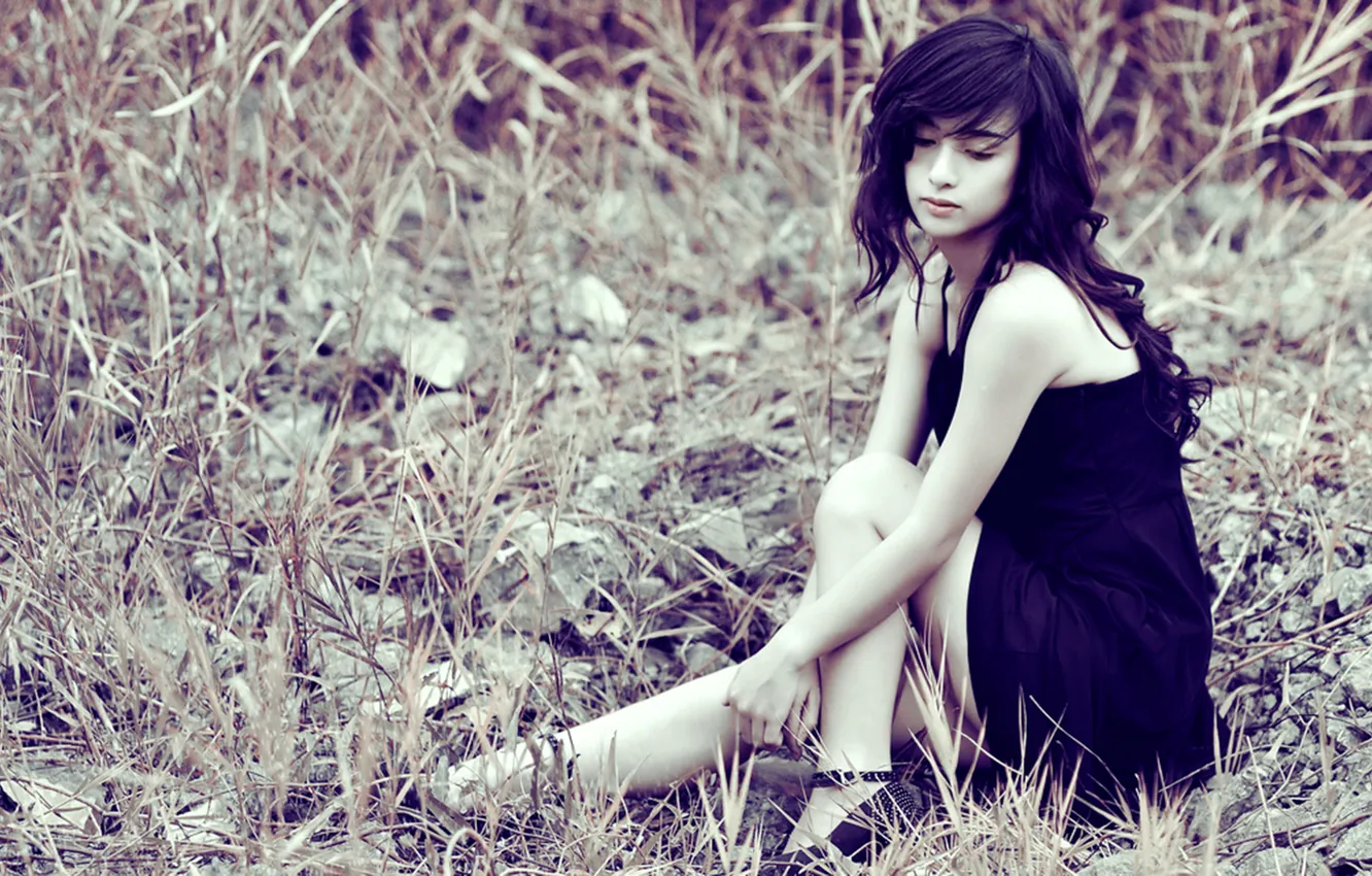 Photo wallpaper girl, mood, girl, beautiful, cute