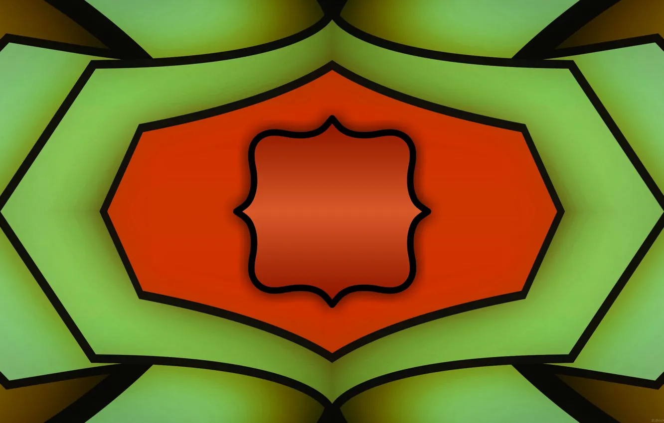 Photo wallpaper line, gradient, figure