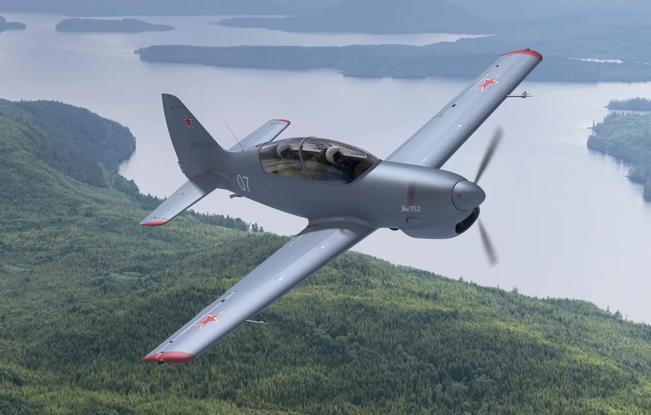 Photo wallpaper Russia, The Russian air force, Yakovlev, Yak-152, Training aircraft