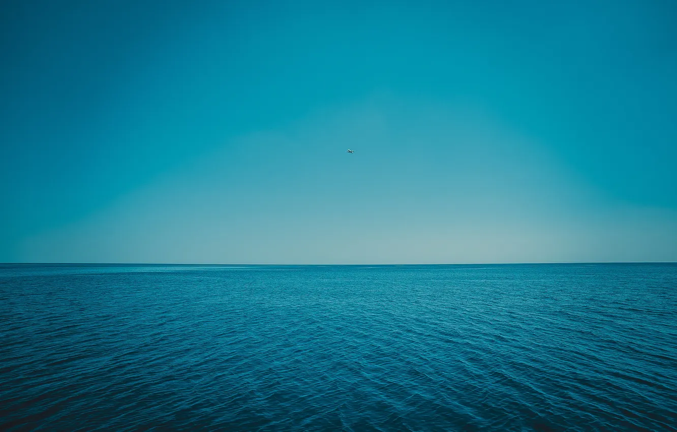 Photo wallpaper sea, the sky, landscape, nature, horizon, sky, sea, landscape