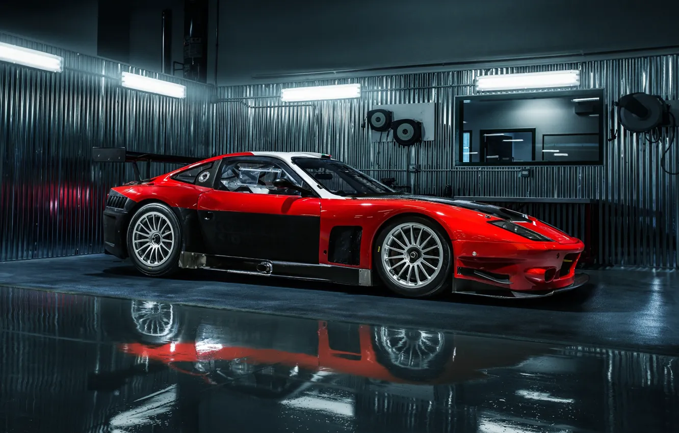 Photo wallpaper Evolution, Ferrari 575, Ferrari 575 GTC Evolution