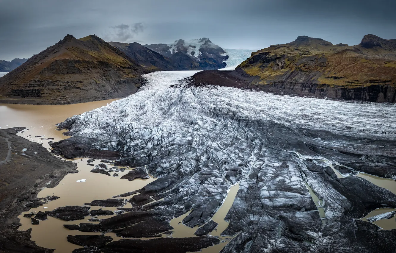 Photo wallpaper east, Iceland, Hofshreppur