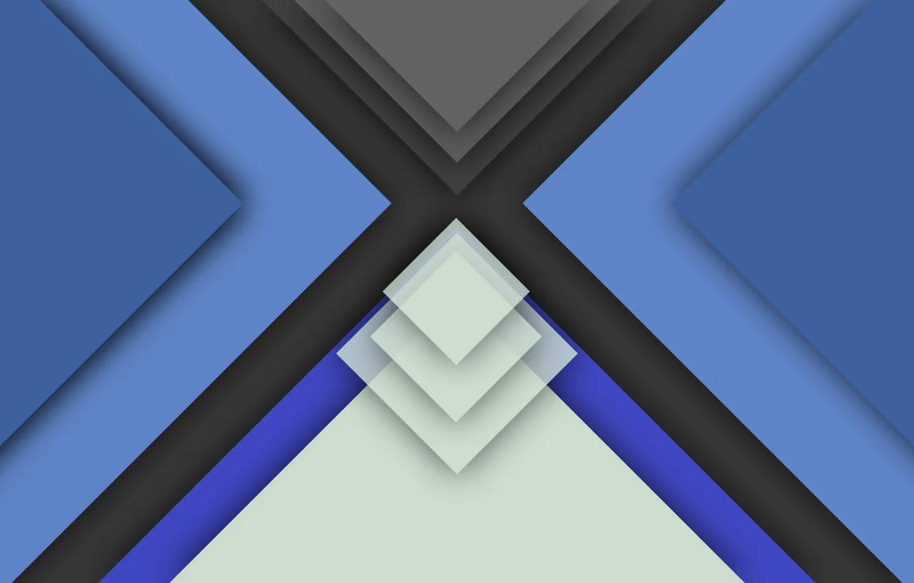 Photo wallpaper white, blue, black, geometry, color, material