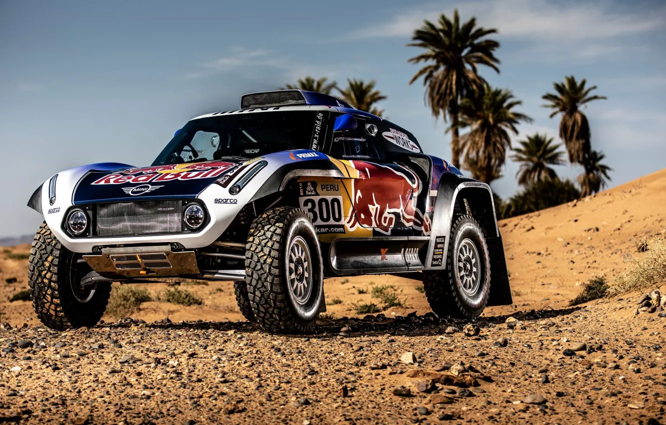 Photo wallpaper Sand, Auto, Mini, Sport, Machine, Car, 300, Rally