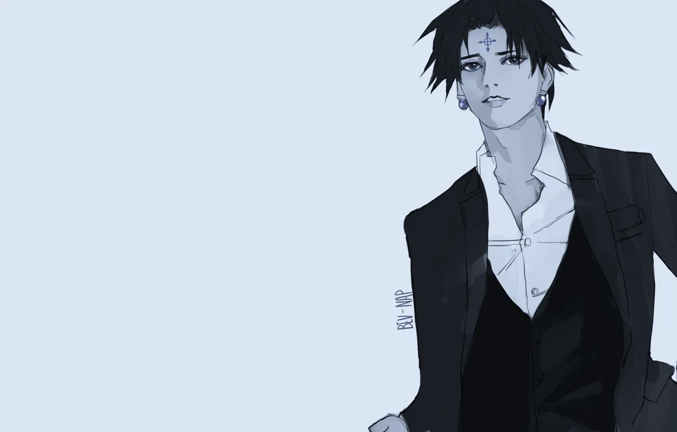 Photo wallpaper background, art, guy, Hunter x Hunter, Chrollo Lucifer