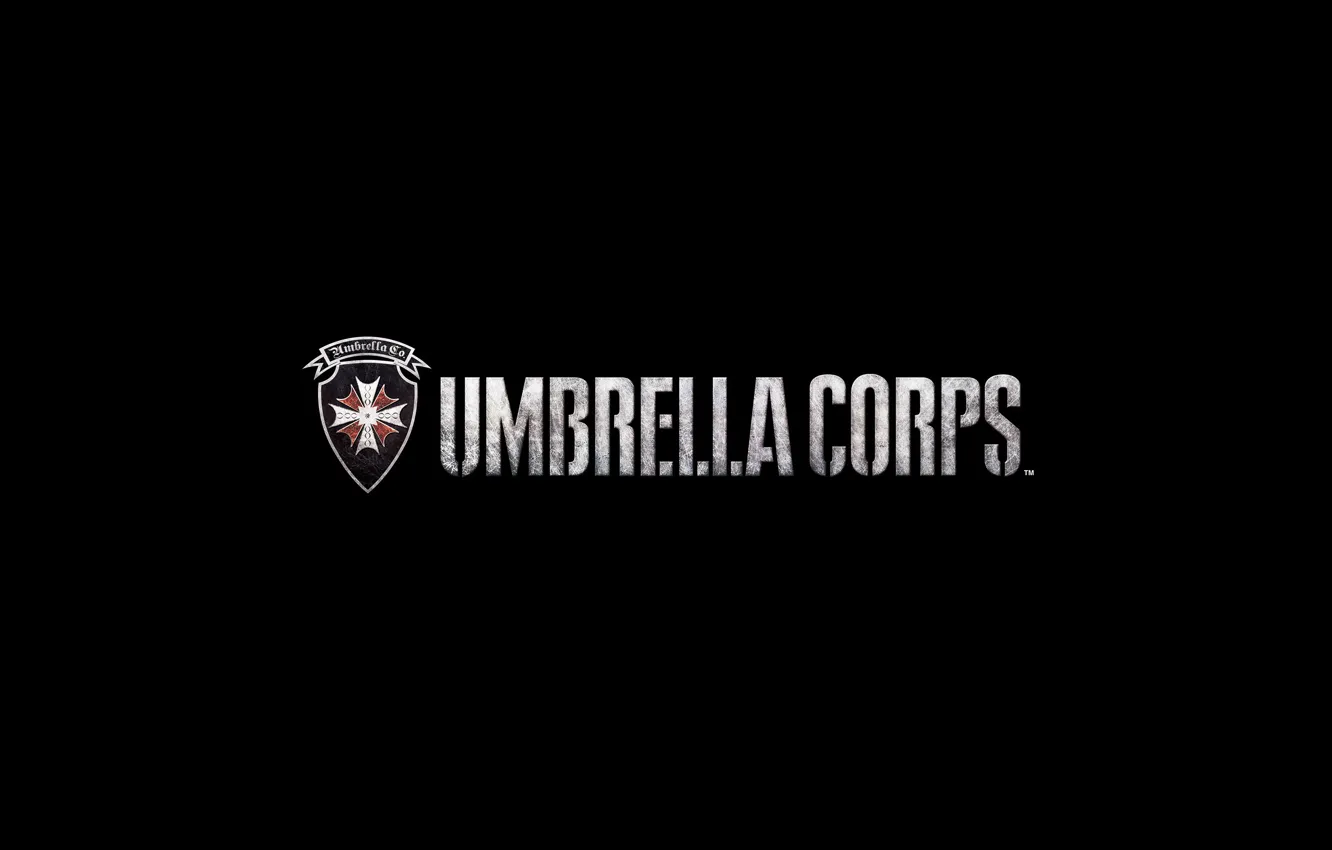 Photo wallpaper cinema, logo, game, weapon, cross, Resident Evil, Umbrella, movie
