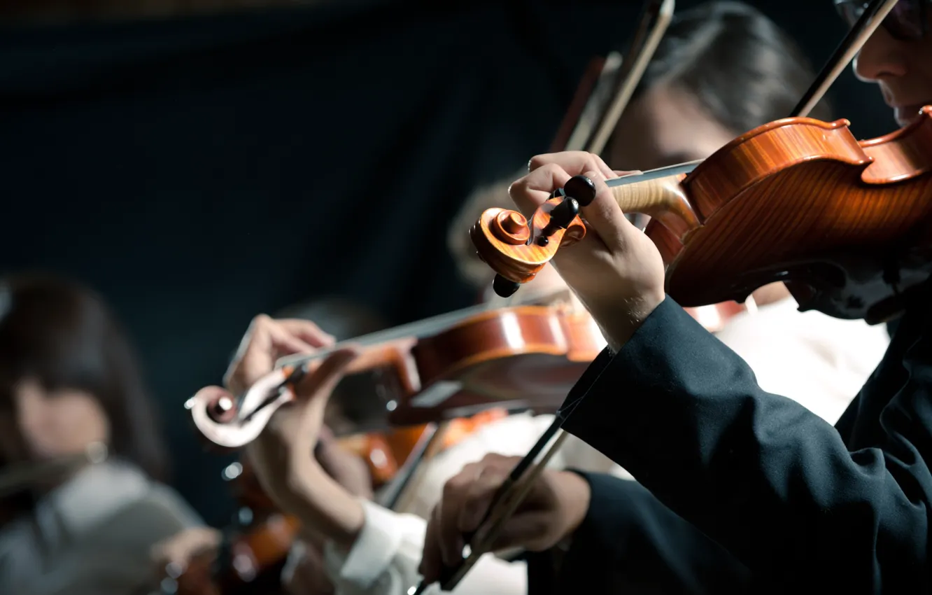 Photo wallpaper music, violin, concert