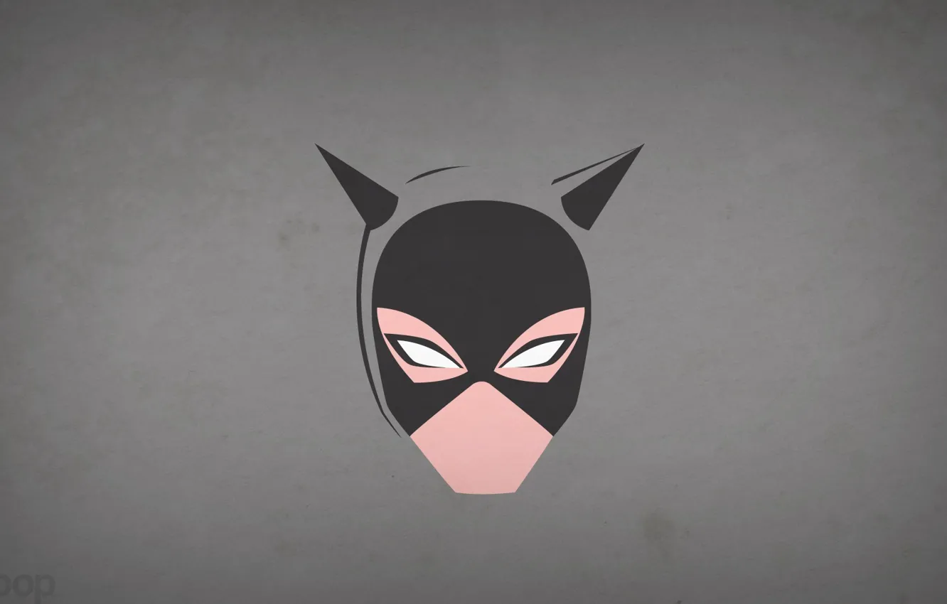 Photo wallpaper minimalism, Cat woman, Catwoman, blo0p