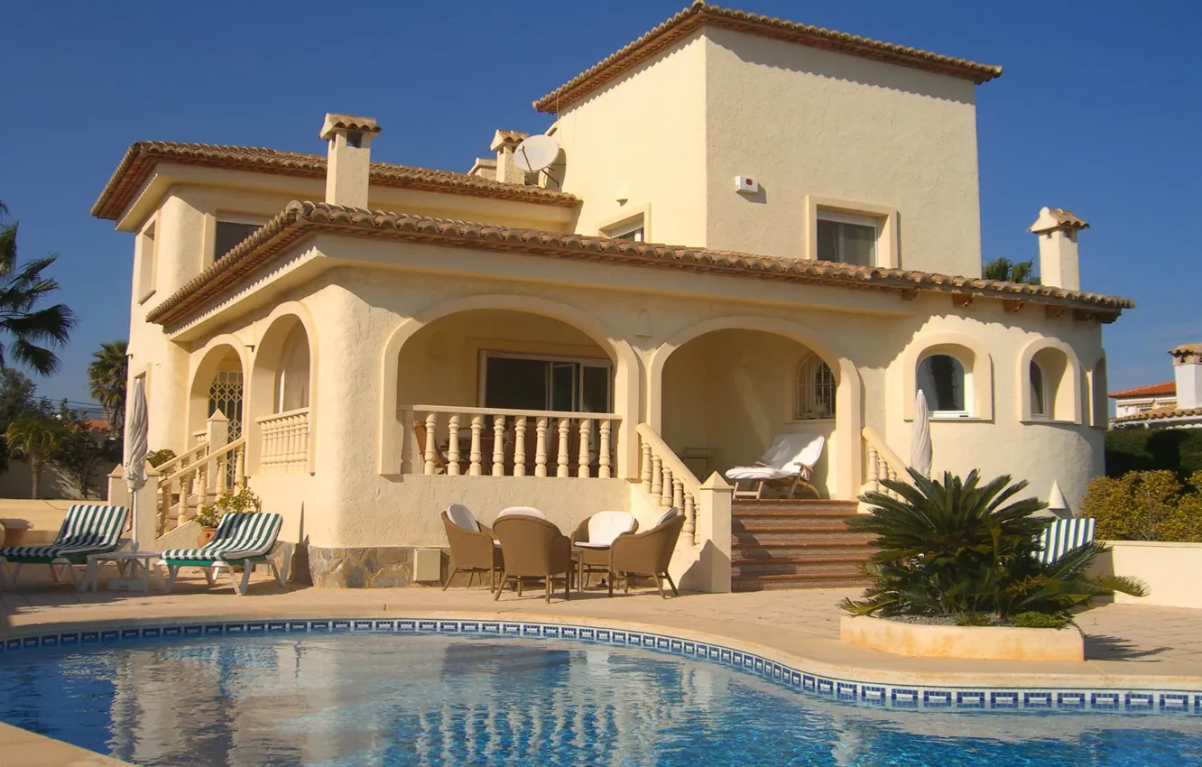 Photo wallpaper wallpaper, house, style