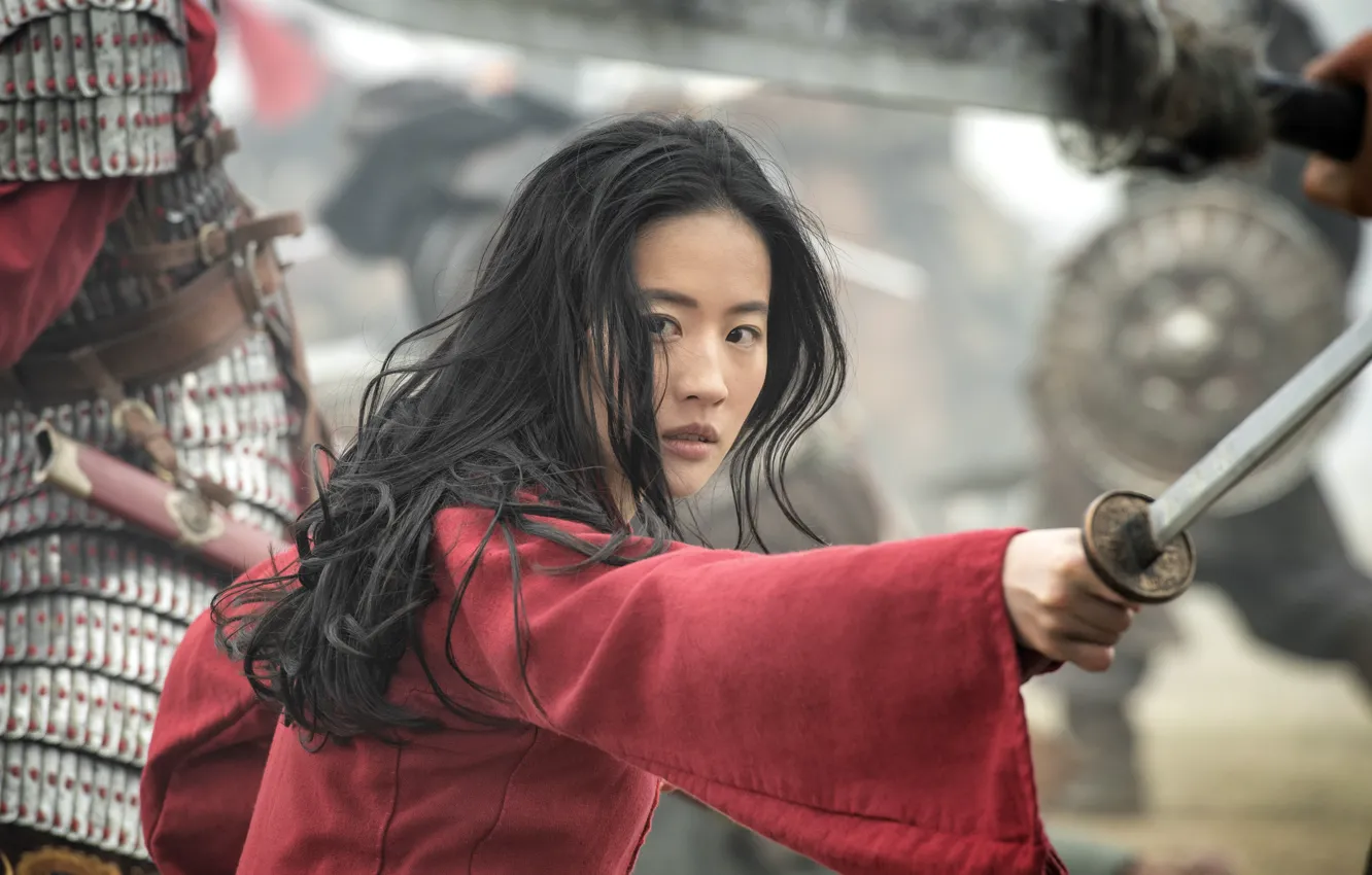 Photo wallpaper Disney, Mulan, Yifei Liu