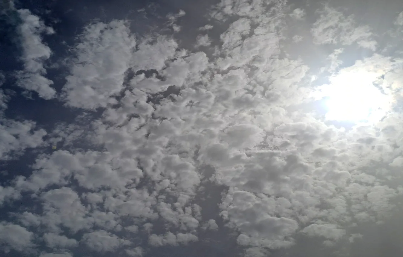 Photo wallpaper the sky, the sun, clouds, Anapa